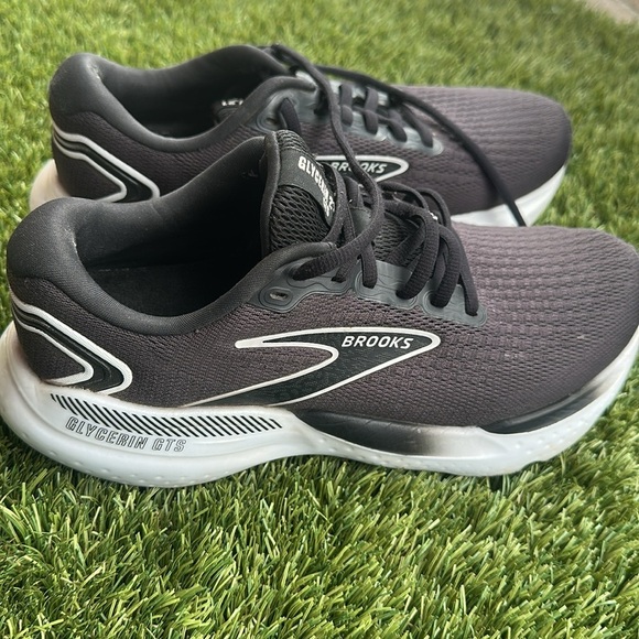 Brooks Glycerin 21 Black Grey White Road Running Shoes - Women's Size 8.5 Wide - Picture 5 of 7